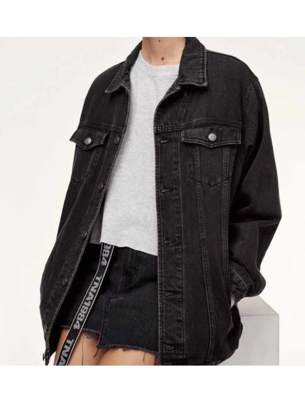 ARITZIA TNA Kinglake Oversized Denim Jacket